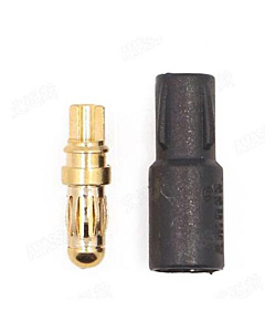 3.5mm SH3.5 Male Gold Plated Connector with Protective Sleeve