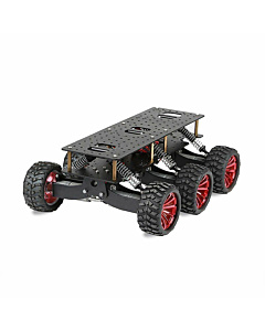6WD Metal Robot Chassis DIY Patform For Arduino Raspberry Pie DIY RC Toy