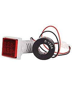 ProMax 3 in 1 Voltage Current Frequency Indicator Display Panel 22mm Red