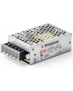 RD-125A Mean Well SMPS 5V 7.7A and 12V 7.7A - 130.9W Dual Output Metal Power Supply
