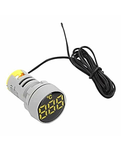 ProMax Temperature Indicator Display Panel LED 22mm AC 50-380V Yellow