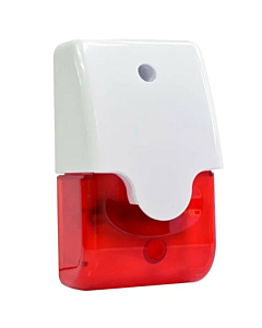 Promax 12V Red Strobe Warning Light With Hooter Flashing Alarm