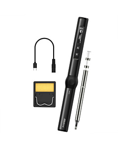 Promax HS-01 PD65W Portable Smart Electric Digital Soldering Iron Black One Tip USB Type-C 