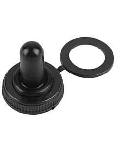 ProMax Waterproof Toggle Switch Rubber Cap Black for 12mm MTS Series Switches
