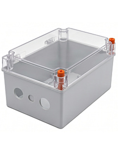 ProtechT WPE24T IP65 Waterproof Plastic Enclosure with Transparent Lid