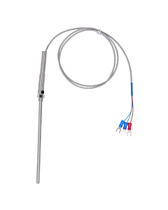 High Precision PT100 RTD Temperature Sensor 150mm Probe 2m Cable M8