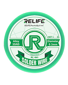Relife RL-441 Solder Wire - 0.3mm Fine Diameter (35g Spool) High Activity