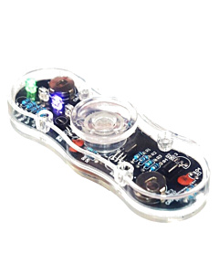 RGB LED Fidget Spinner 2 Leaf Rotating Gyroscope DIY Kit