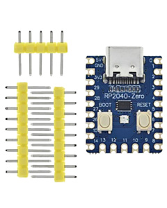 RP2040-Zero Mini Development Board with Pre-Soldered Headers - USB Type-C Raspberry Pi Pico Compatible