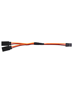 Servo Splitter Extension Cord Cable 1JR Male To 2 Futaba Female Y Type 100mm
