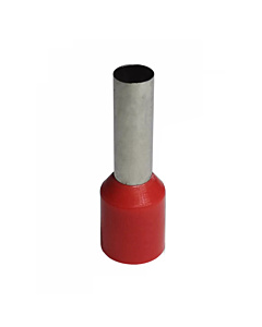 Insulated Bootlace Wire Crimp Ferrule End Terminal Lug-Red-0.25 sqmm