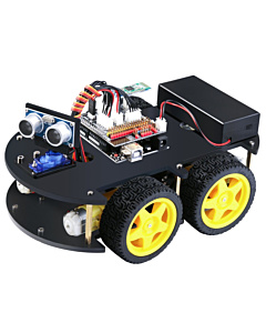 Smart 4WD Robot Car Kit for UNO R3, Bluetooth, Line Follower- DIY Educational Robotics