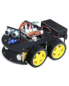 Smart RC 4 Wheel Drive Robot Car Chassis Kit UNO R3 Bluetooth Unassembled DIY