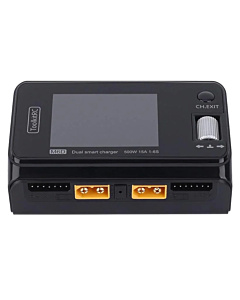 ToolkitRC M6D Dual-Channel DC Smart Charger - 500W 15A 1-6S Synchronous Balance Charger