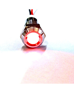 ProMax Indicator Panel Mount LED for Signal Indication (3 - 6V, Red)