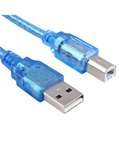 USB A to B Male Printer Cable 0.3m for Arduino Uno