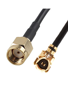 U.FL (IPEX) to RP-SMA Male Connector Cable - 15cm (Reverse Polarity Plug with Hole)