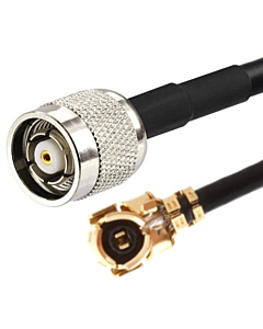 U.FL (IPEX) to RP-TNC Male Connector Cable - 15cm (Reverse Polarity Plug with Hole)