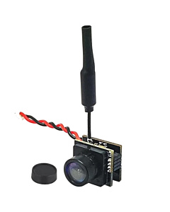 5.8G 48CH 25mW Micro FPV Camera VTX AIO - 600TVL 120° for Indoor RC Drones