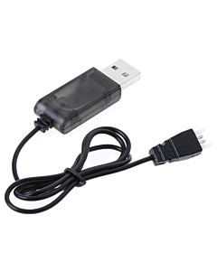 USB Charger Cable for 3.7V Lithium Ion & Polymer Battery 500mA XH2.54 Plug 2 Pin