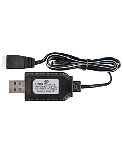 USB Charger Cable for 7.4V  Lithium Ion & Polymer Battery 1000mA XH2.54 Plug 3 Pin