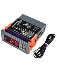 WH7016C 220V AC Digital Temperature Controller -50~110℃ NTC Thermostat Red LED Display Relay Output