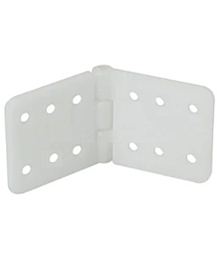 Small Nylon Pinned Hinge for RC Airplanes - 12x24mm Micro Control Surface Hardware