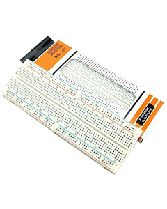 MB102 830 Points Solderless Prototype Breadboard - 2.54mm Pitch, Power Rails