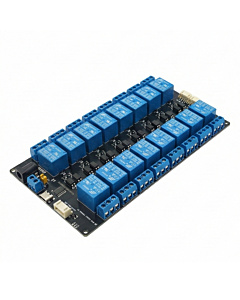 XL9535 16-Channel I2C Relay Module with IO Expansion - 5V Opto-Isolated