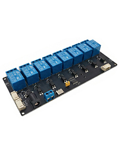XL9535 8-Channel I2C Expansion Relay Module - 5V Opto-Isolated