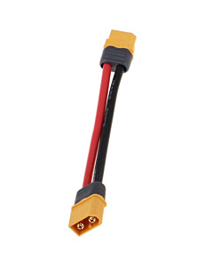 Amass XT60H Extension Cable (Male to Female) - 10cm 14AWG Silicone Wire