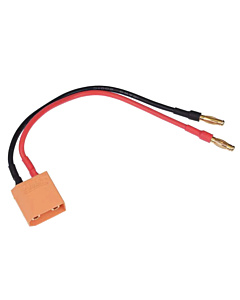 XT90 Male to 4.0mm Banana Plug Charge Lead - 16AWG Silicone Wire (18cm)