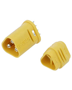 MT30-M Male 3-Pin Power Connector with Sheath - For Brushless Motors & ESCs