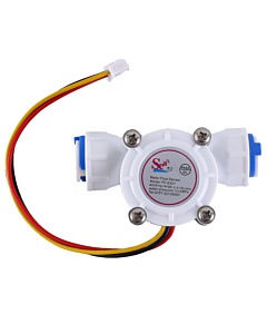 YF-S301 3/8" Water Flow Sensor Fluid Flowmeter Meter Hall Effect 0.3-10 Litres/min 3/8 Inch 9.5mm Push-Fit