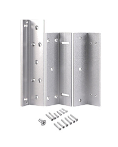 ZL Bracket Kit for 180kg (350lbs) Electromagnetic Lock - Aluminum In-Swing Mount