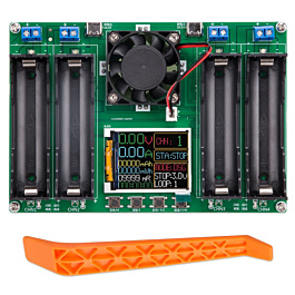 8-Channel MAh MWh 18650 Lithium Battery Capacity Tester Module Type-C