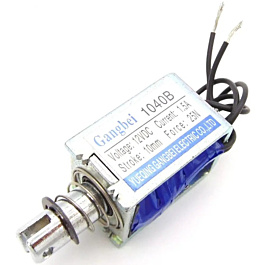 Elettromagnete A Solenoide Push-Pull WL-1040B 6V/12V/24V – Forza 2-40N, Corsa 12mm, Telaio Aperto
