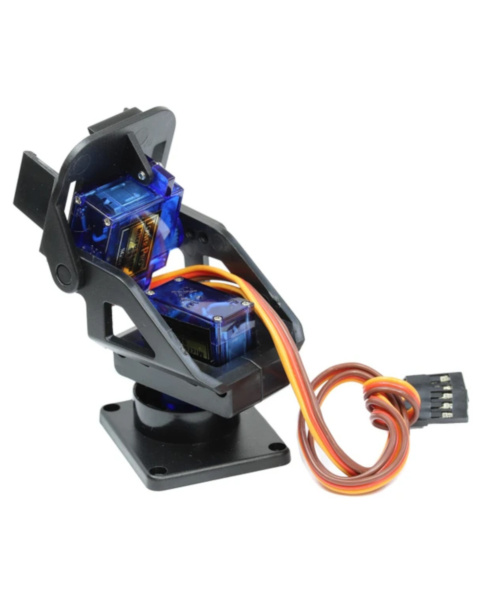2-Axis Servo Pan-Tilt Assembly with 2x SG90 Micro Servos - FPV Camera Mount