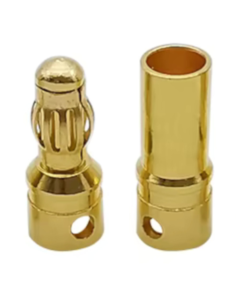3.5mm Bullet Connectors Plug Male & Female for High Current Electronics Projects