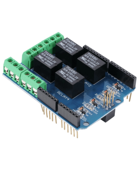 4 Channel Relay Shield Module for Arduino