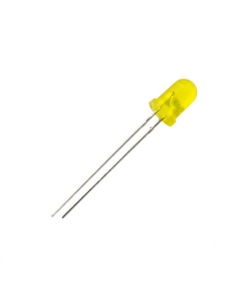 5mm Yellow LED - Diffused