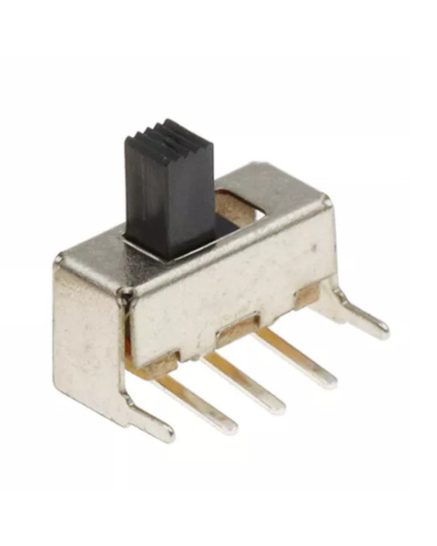 Slide Switch Right Angle 3 Pin On/Off PCB Throughole SPDT 