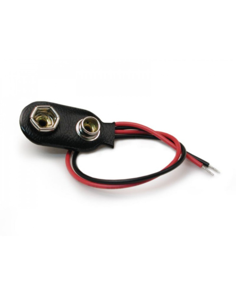 9V Battery Cap Snap Connector - High Quality