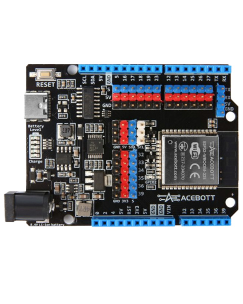ACEBOTT ESP32 Max V3.0 Development Board - Type-C-1M Cable, Battery Charging, GVS Headers 