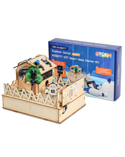 ACEBOTT Smart Home STEM Starter Educational DIY Kit ESP32 Wifi-IOT QE007