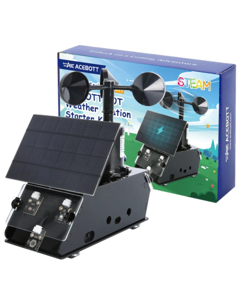 ACEBOTT Smart Weather Station STEM Starter Educational DIY Kit ESP32 Wifi-IoT QE011