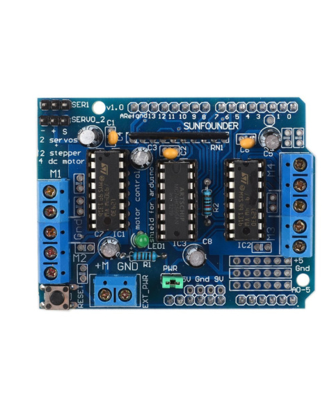 Arduino Motor Shield for DC Servo & Stepper Motors L293D