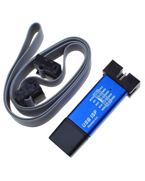 AVR USB ISP USBISP USBASP ASP Programmer for ATMEL with Aluminum Shell