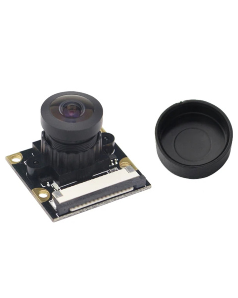 IMX219 8MP Camera Module - 160° Ultra-Wide Fisheye FOV for Raspberry Pi 5, 4B, 3B+