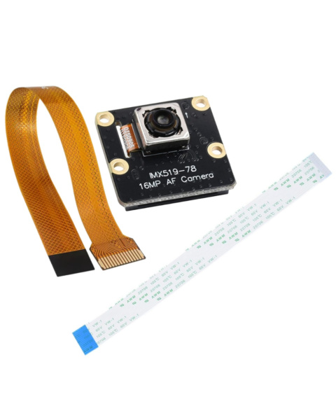 IMX519-78 16MP Auto-Focus Camera Module - 78.5° FOV for Raspberry Pi 4B/3B+/Zero